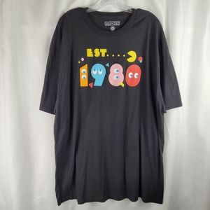 Pac-Man Short Sleeve Graphic T-Shirt Big & Tall 3XL Pop Culture Novelty Print